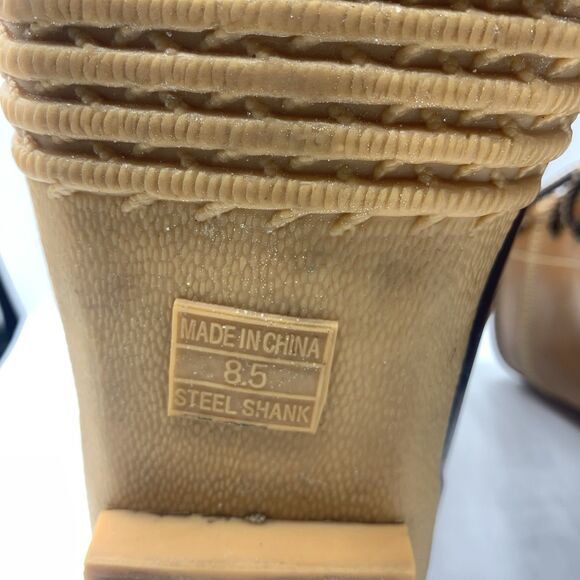 Land’s End Women’s Leather and Blue Rubber Duck Boots 502426 Size 8.5 B - Picture 7 of 7